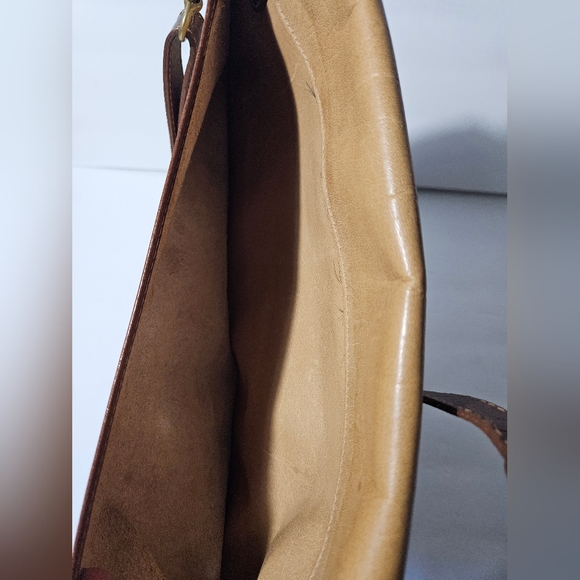 Vintage Brahmin Leather Satchel Bag - Picture 5 of 14